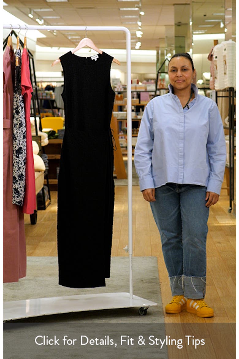 smock top midi dress Smocked Top Peasant Midi Dress