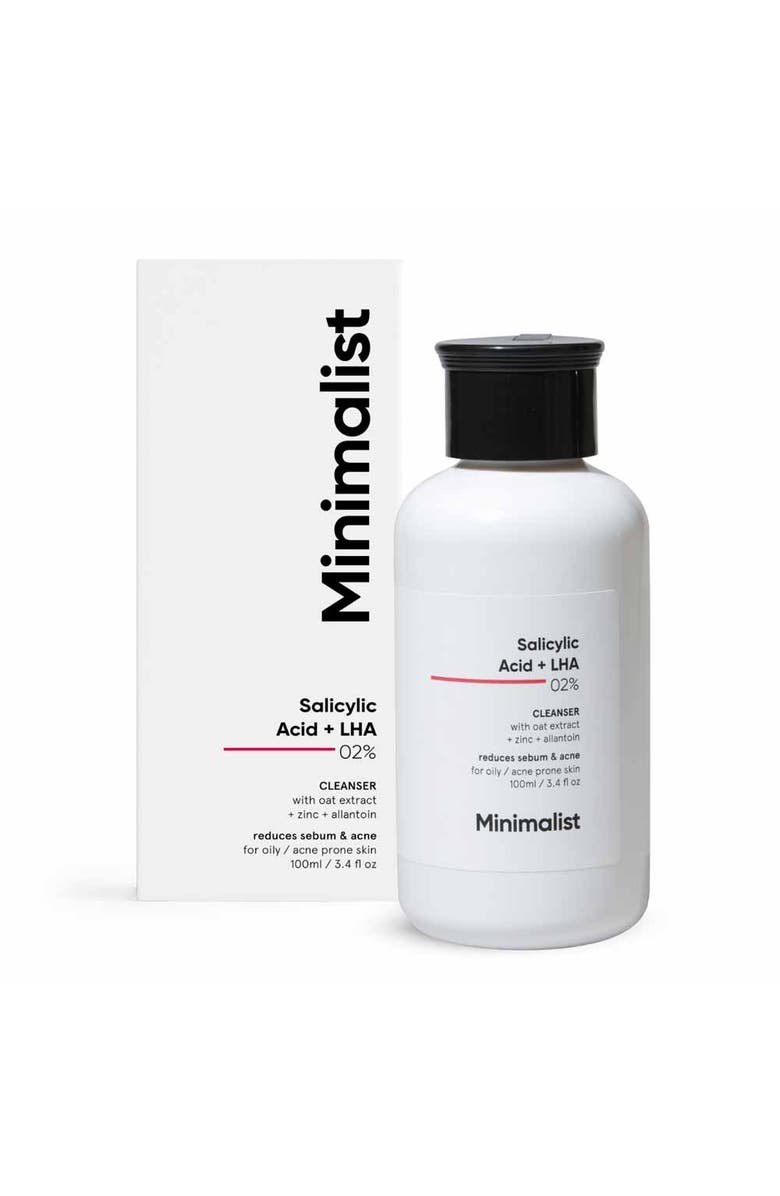 Minimalist Salicylic Acid + LHA 02% Cleanser, Main, color, 