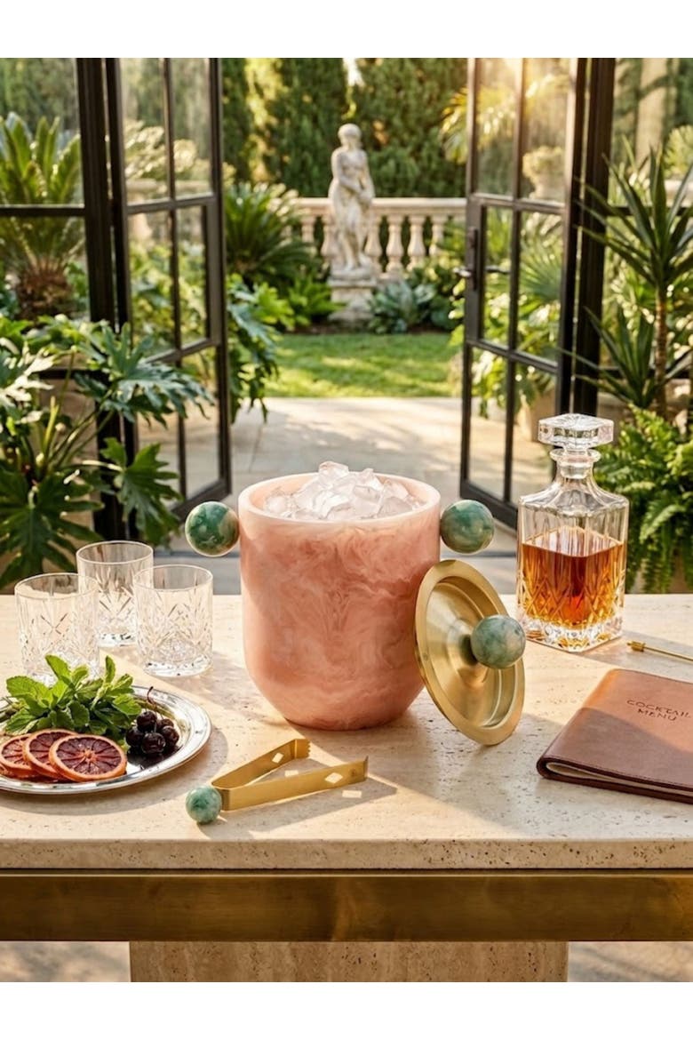 Copenhagen Ice Bucket, Alternate, color, Blush Pink