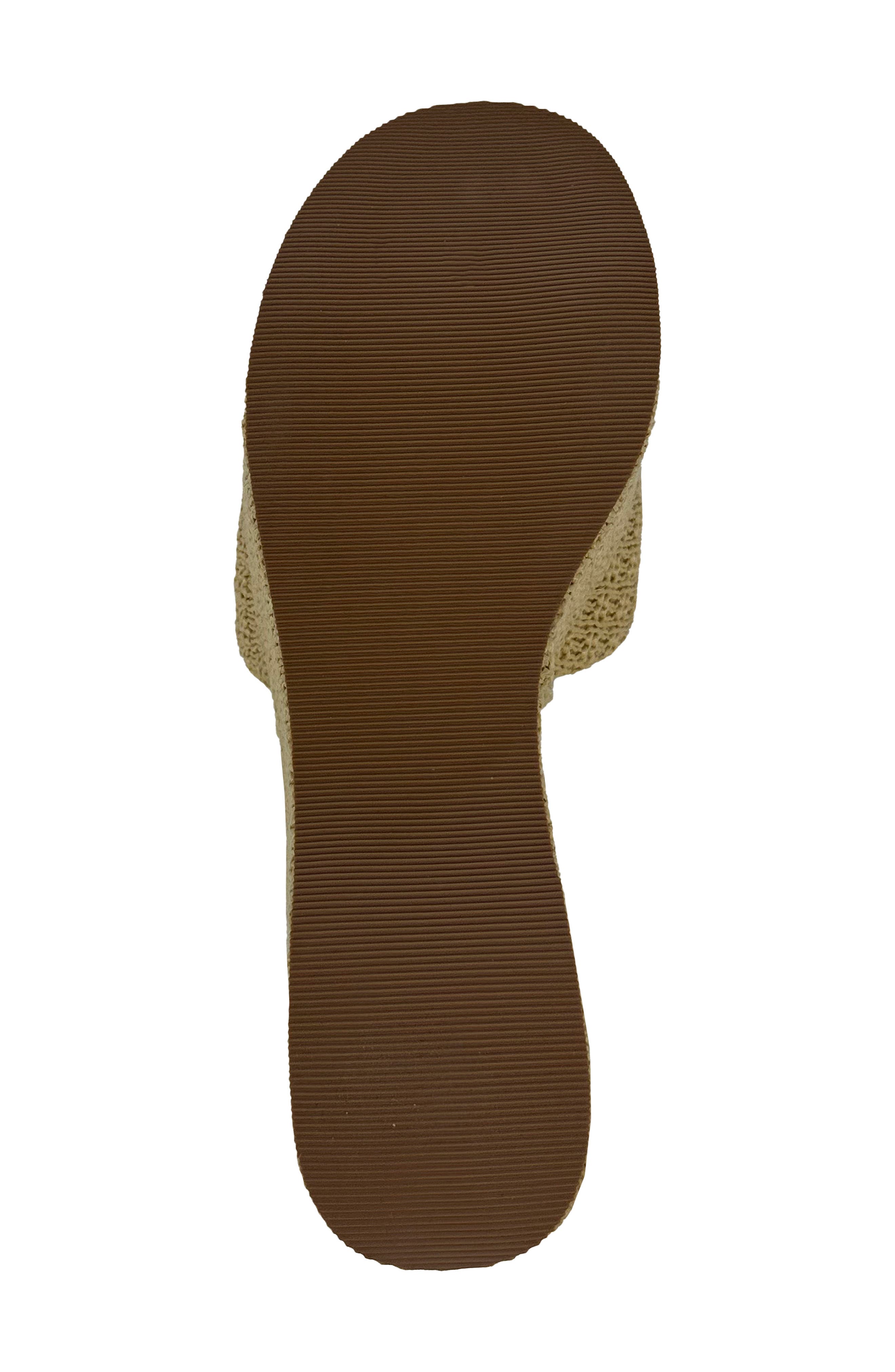 Ivy Platform Slide Sandal, Alternate, color, NATURAL WOVEN