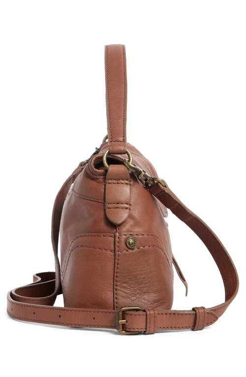 Frye Campus Leather Shoulder Bag In Brown