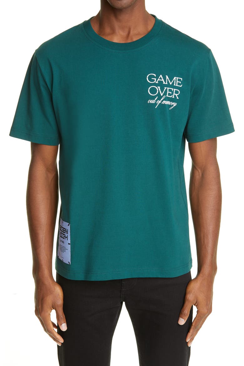 Game Over Graphic Tee, Main, color, VARSITY GREEN