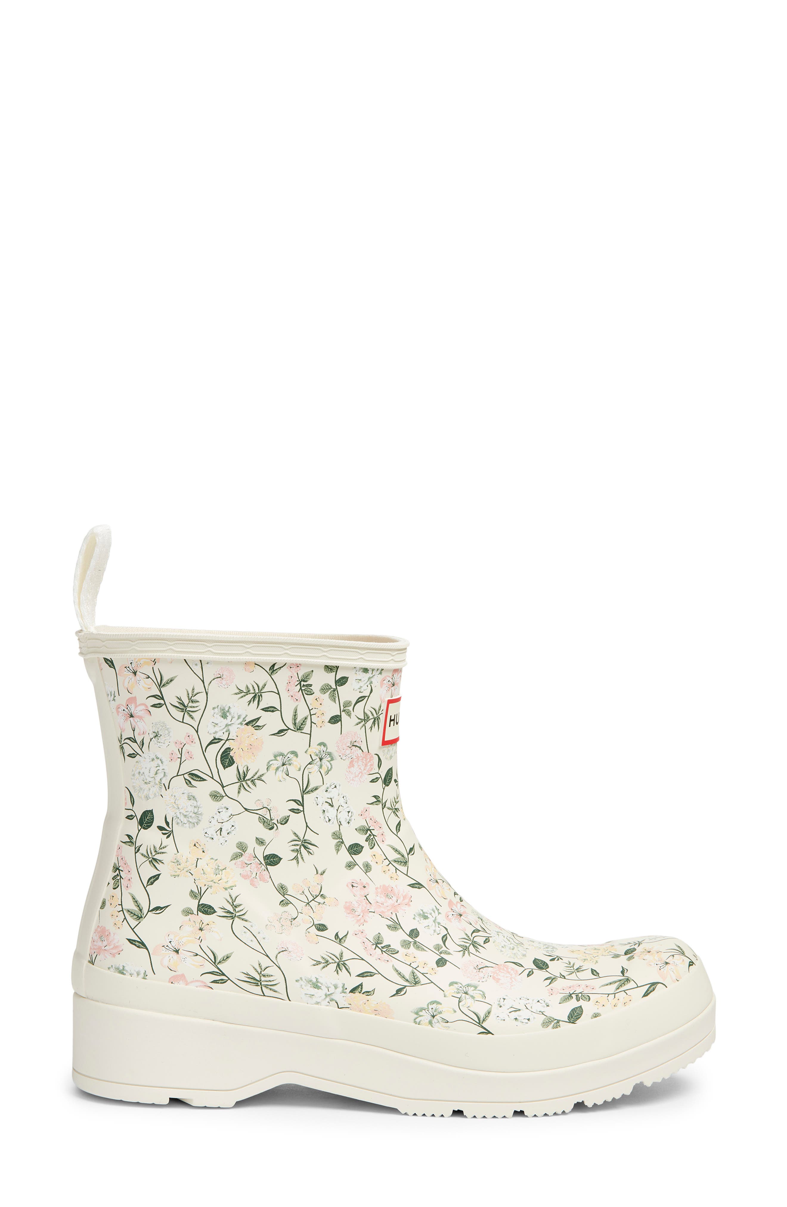 Hunter Original Play Waterproof Boot, Alternate, color, Cloud Dancer Multi