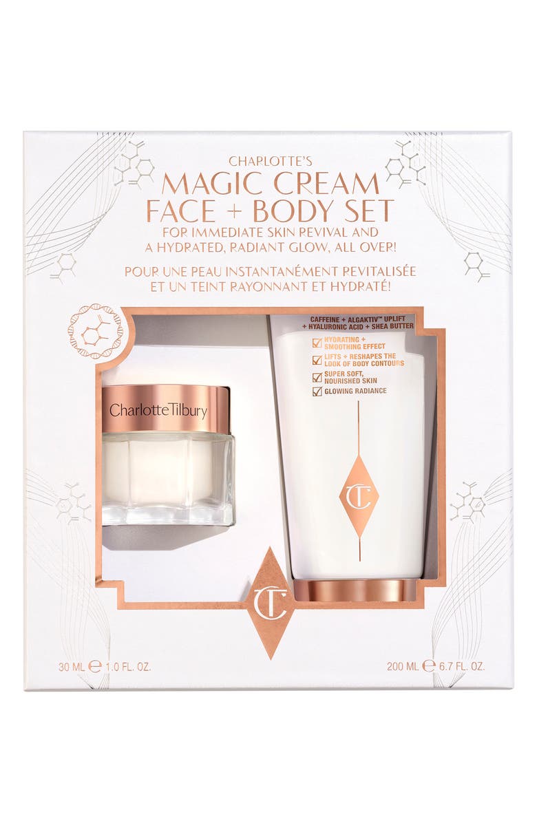 Charlotte Tilbury Magic Cream Face & Body Set (Nordstrom Exclusive) $130 Value, Alternate, color, 