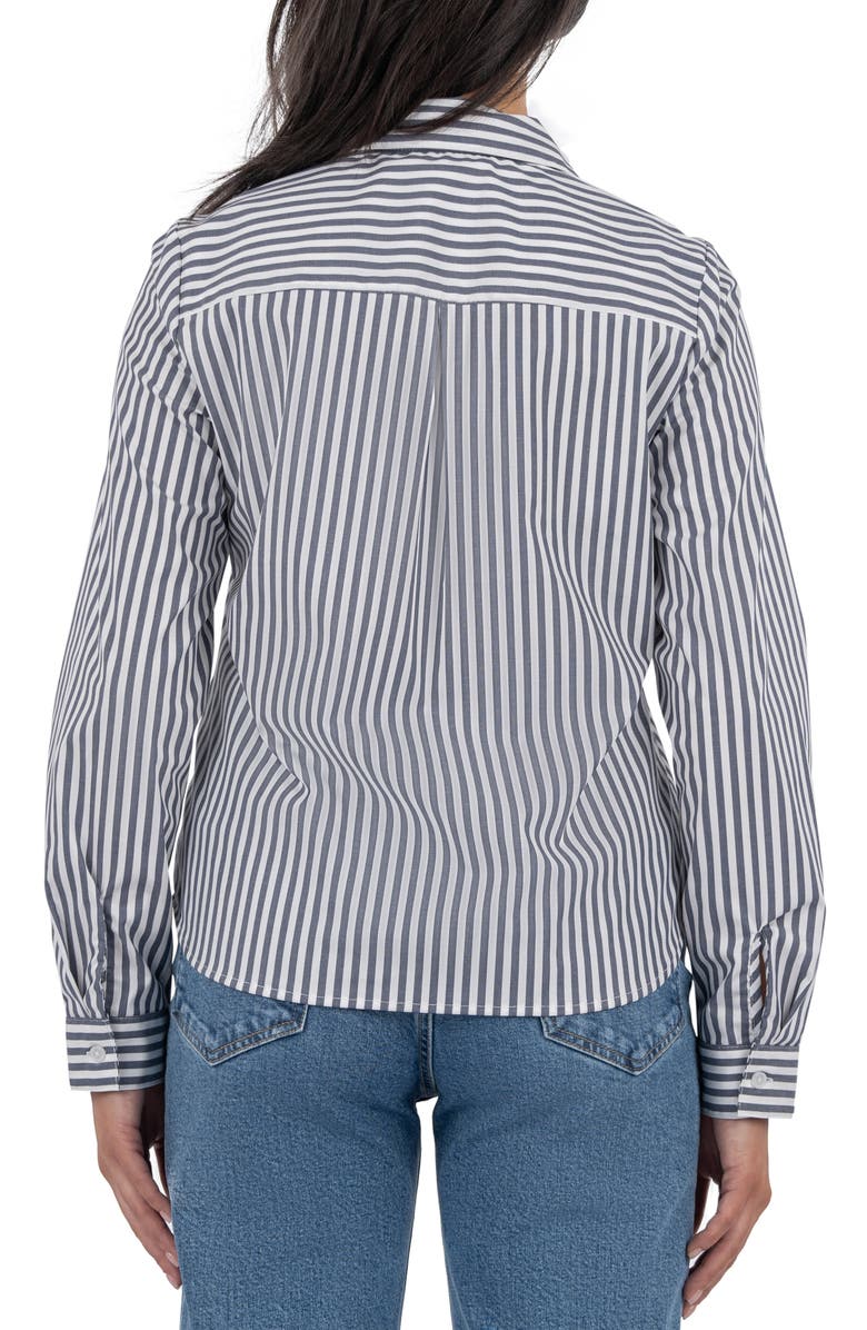 KUT from the Kloth Analeah Stretch Cotton Button-Up Shirt, Alternate, color, 