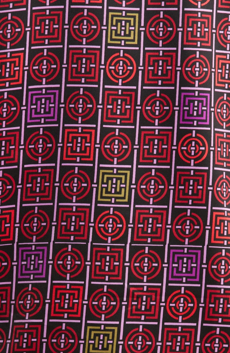 Natori Infinity Jacquard Satin Pajamas, Alternate, color, 