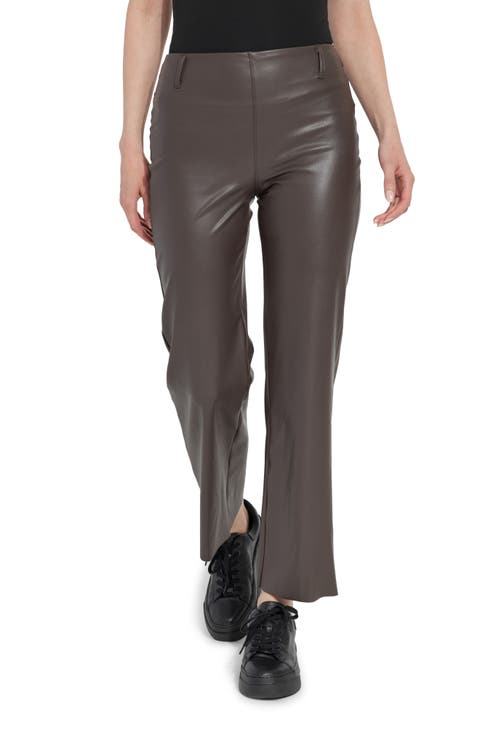 Flare Faux Leather Pants