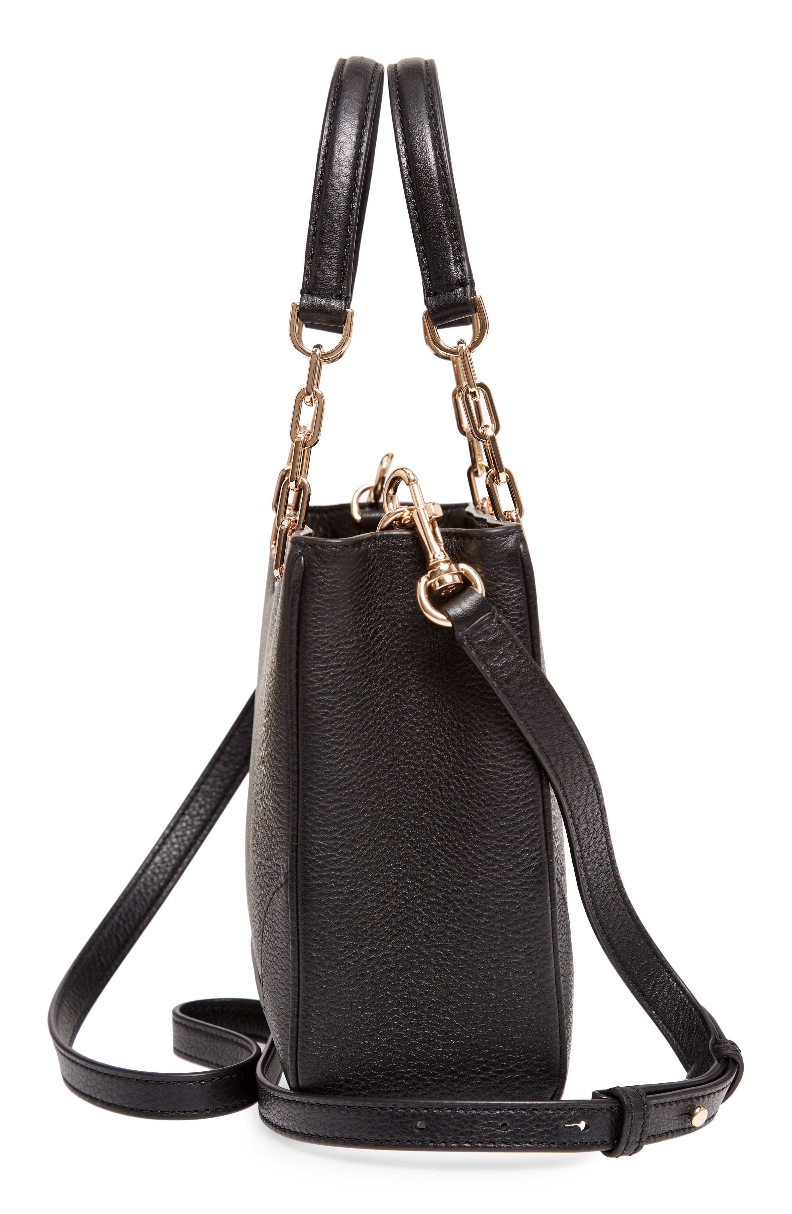 Tory Burch Small Marsden Leather Tote, Alternate, color, 