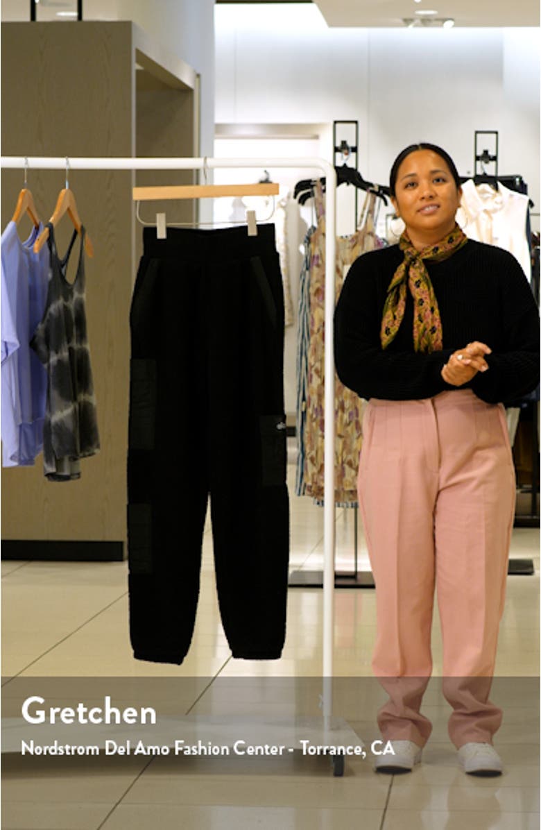 High Waist Fleece Sweatpants, sales video thumbnail