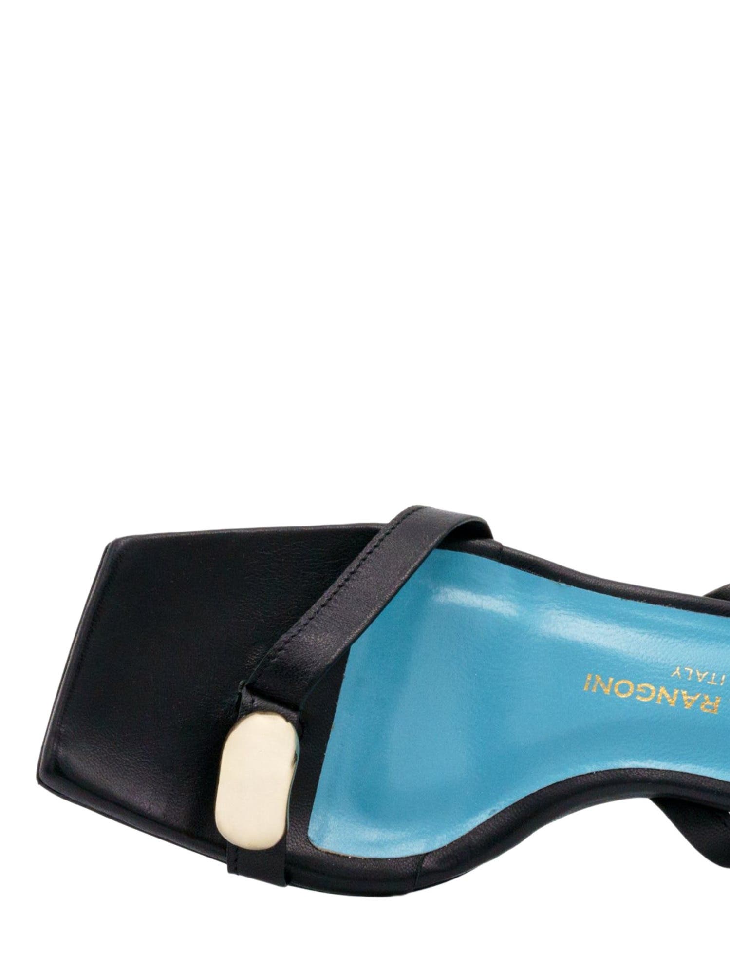 Valentina Rangoni Velia  Ankle Strap Sandal, Alternate, color, Black