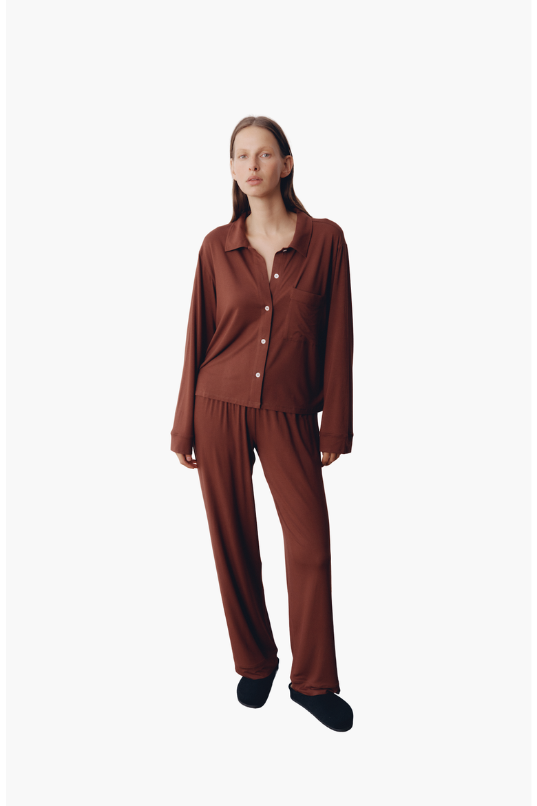 Sloan PJ Set, Main, color, Toast