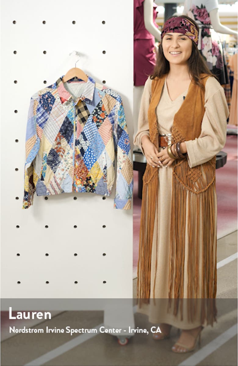 Patchwork Cotton & Linen Jacket, sales video thumbnail