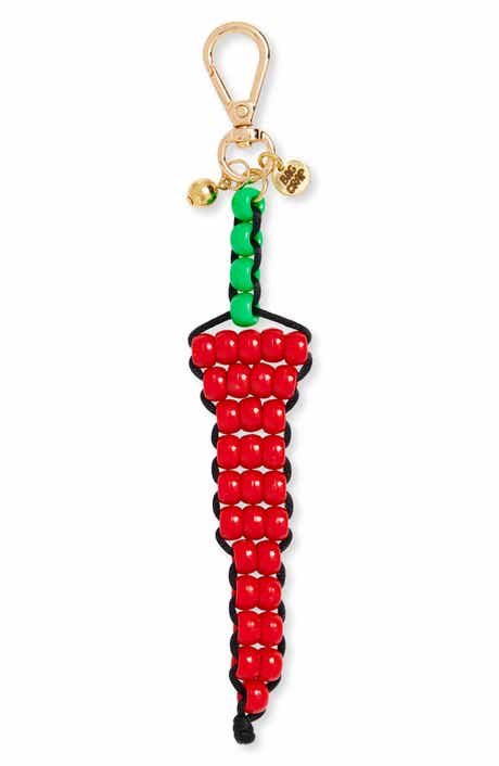 BAG CRAP Chili Pepper Buddy Beaded Bag Charm