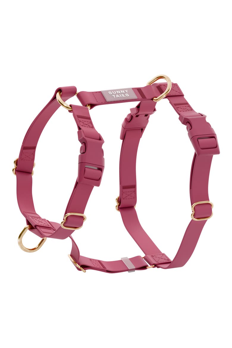 Cloud Lite Waterproof Dog Harness, Main, color, MULBERRY BURGUNDY