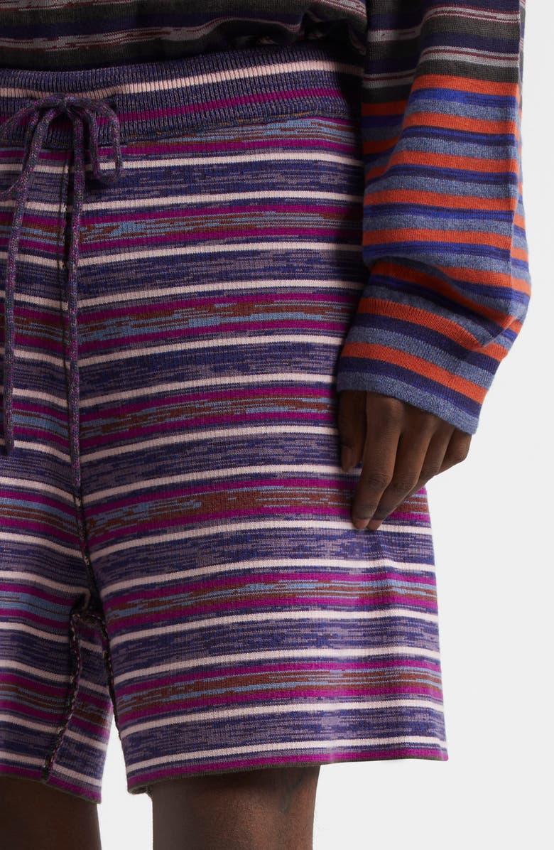 Waste Yarn Project Manu Stripe One Of A Kind Shorter Shorts, Alternate, color, Multi