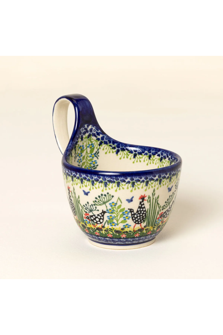 Cozy Polish Soup Mug by Lidia's Polish Pottery Inc., Alternate, color, Gold