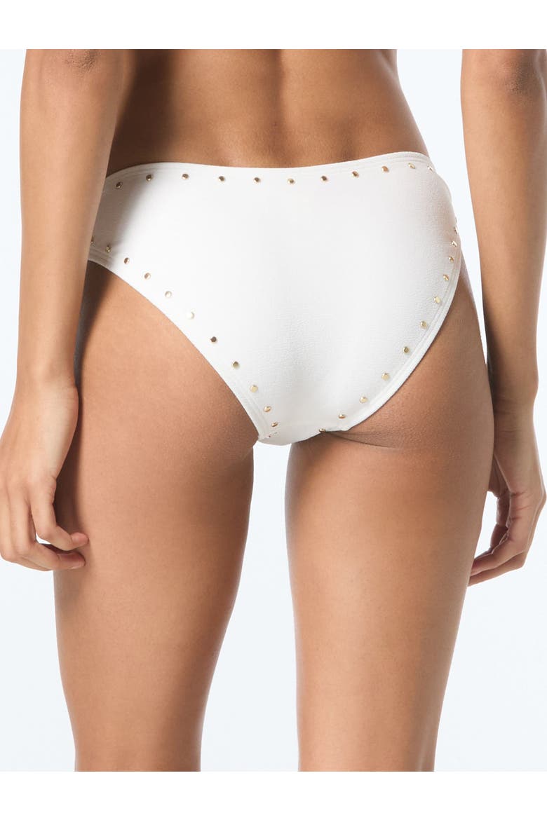 Ring Side Bikini Swim Bottom, Alternate, color, White