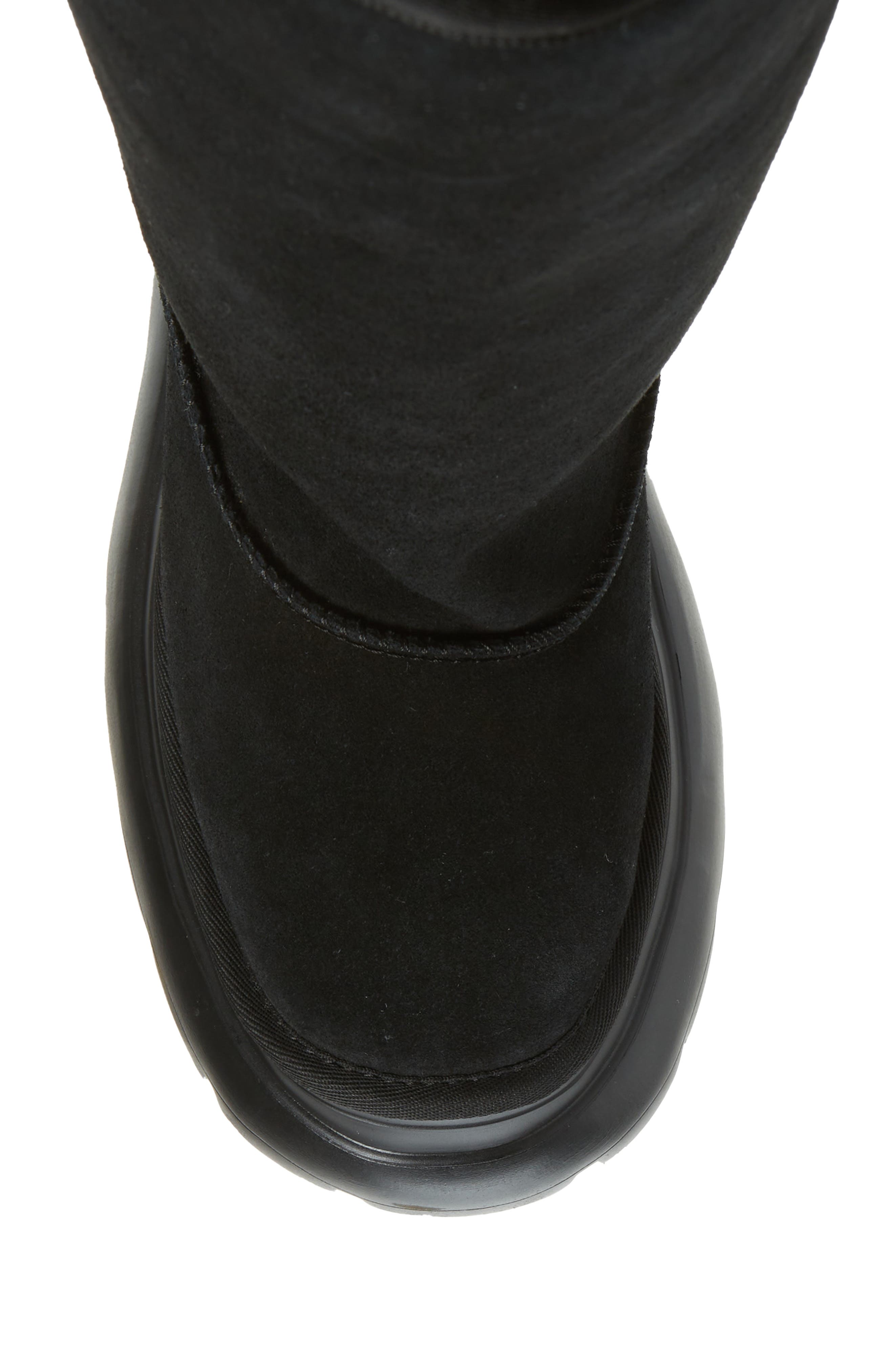 R13 Tall Chunky Genuine Shearling Lined Boot, Alternate, color, 