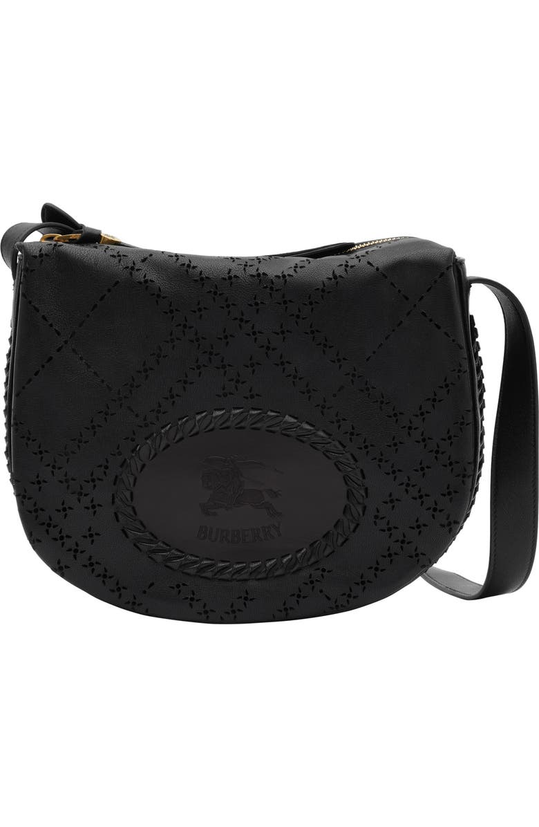 Burberry Tavistock Crossbody Bag, Main, color, Black