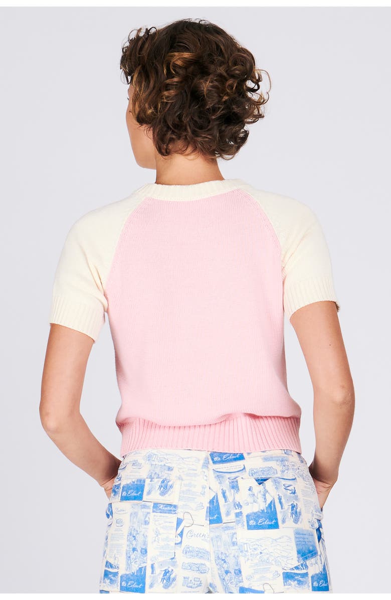 RACHEL ANTONOFF Twist Cone Pullover, Alternate, color, Strawberry Pink