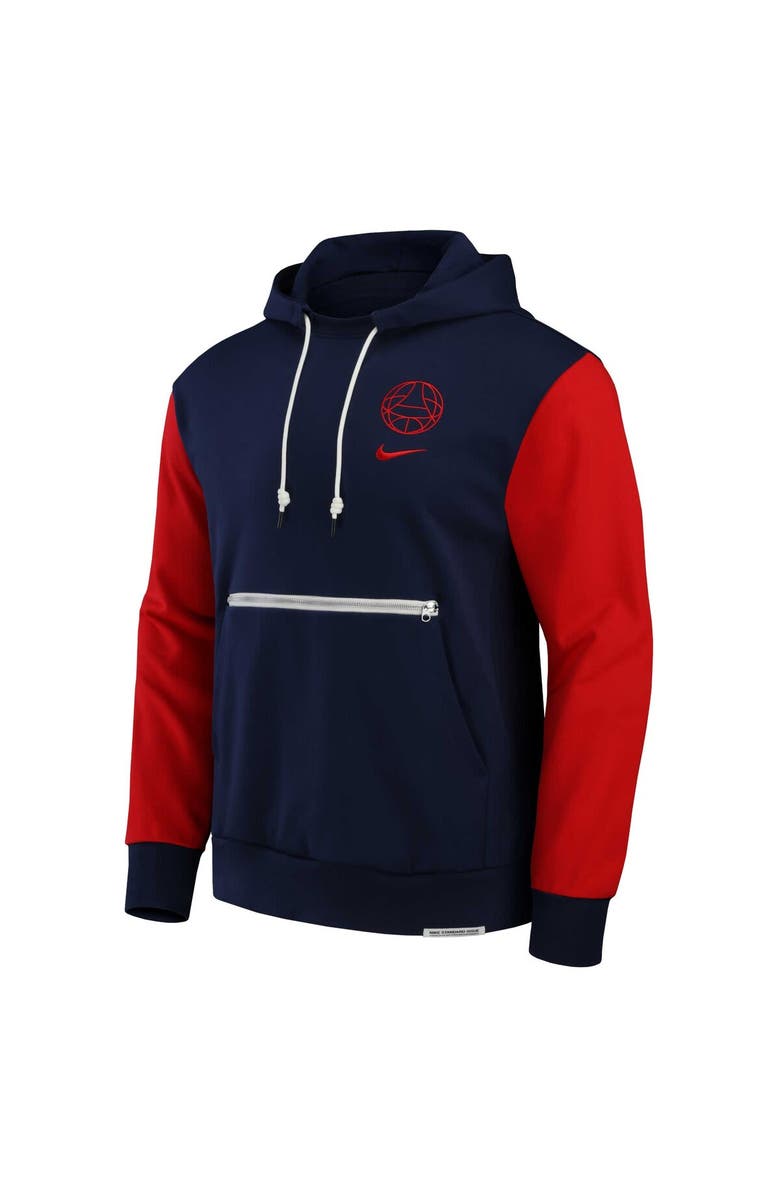 Nike Men's Nike Navy Paris Saint-Germain Standard Issue Pullover Hoodie, Alternate, color, Navy
