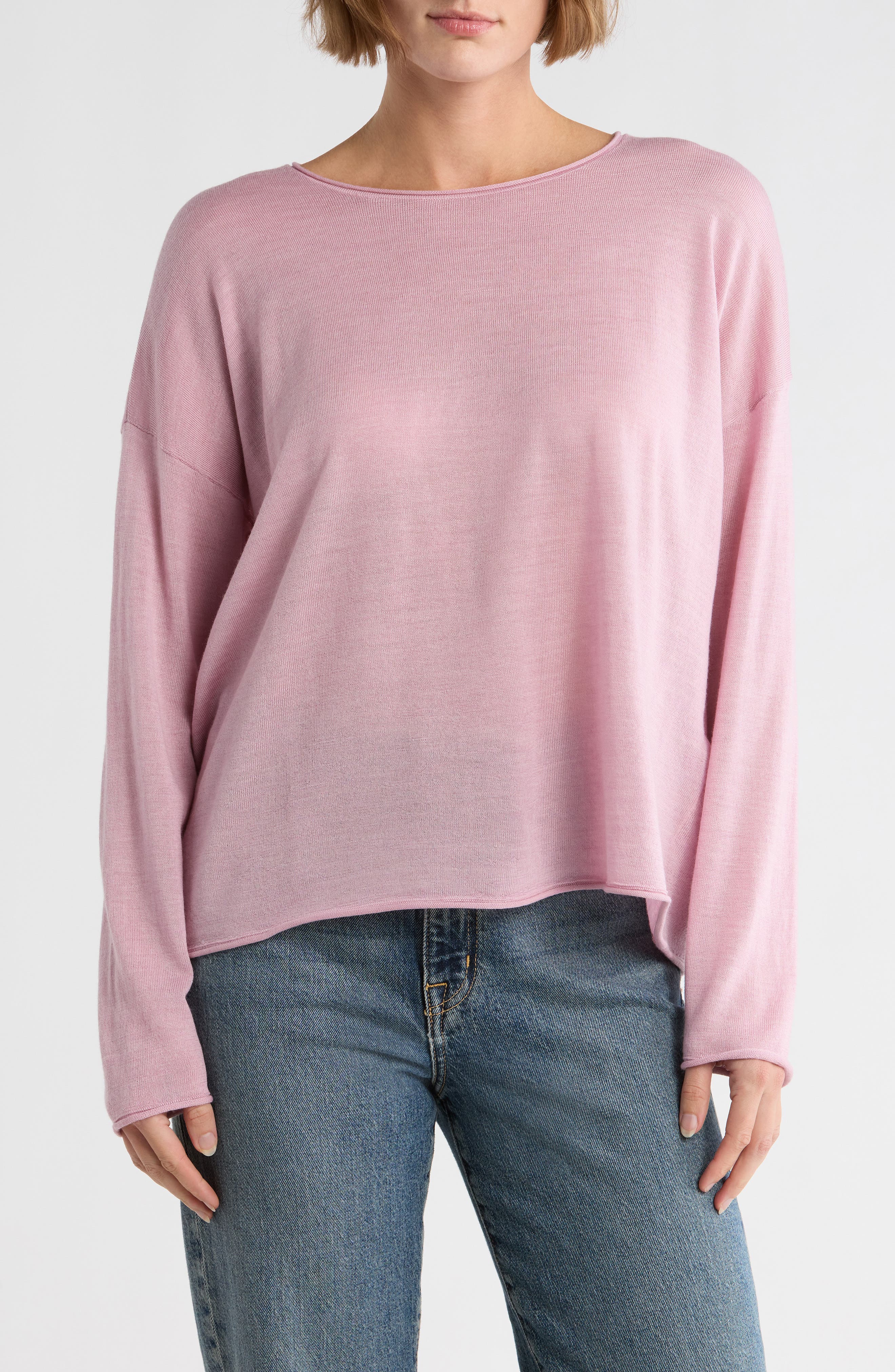 Eileen Fisher Crewneck Wool Sweater