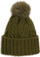 Treasure & Bond Cable Stitch Pom Beanie