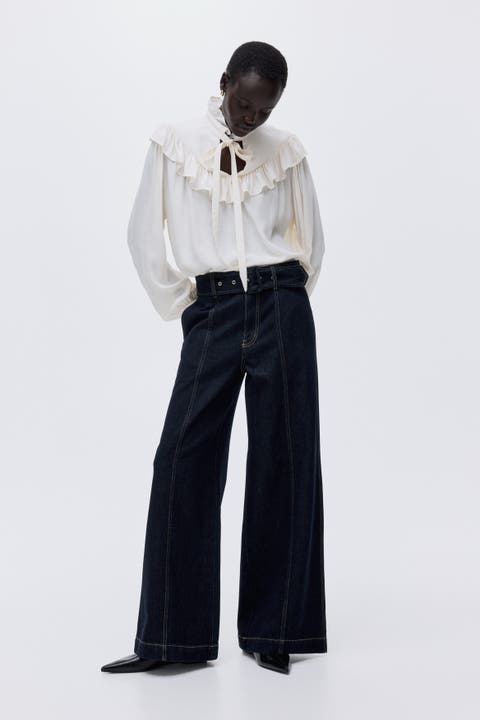 Wide High Jeans