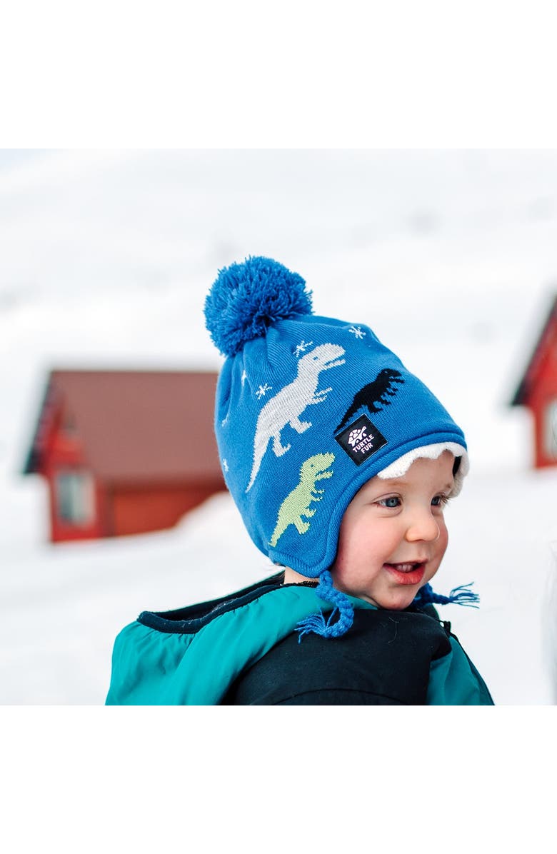 Turtle Fur Toddler Chomp Chomp Winter Hat, Alternate, color, Royal