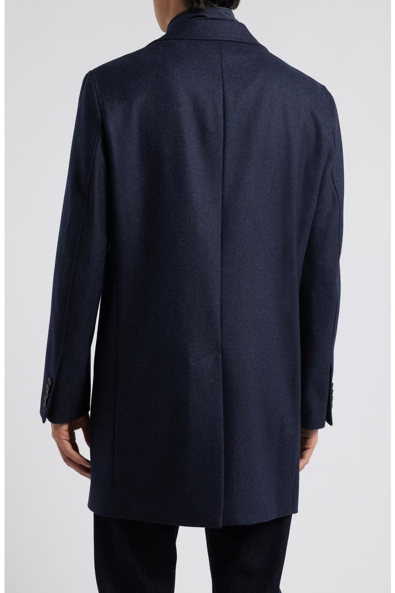 Delroy Wool Topcoat with Removable Bib, Alternate, color, NAVY