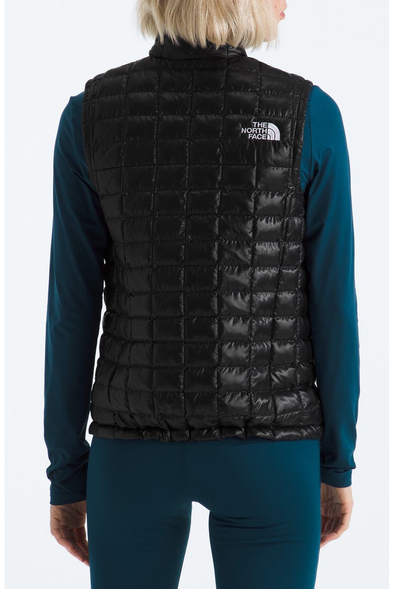 Thermoball Windproof Water Repellent Packable Quilted Vest, Alternate, color, TNF BLACK