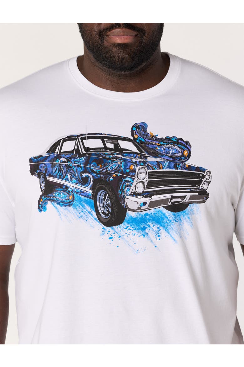 Big & Tall Cruiser Graphic Tee, Alternate, color, WHITE
