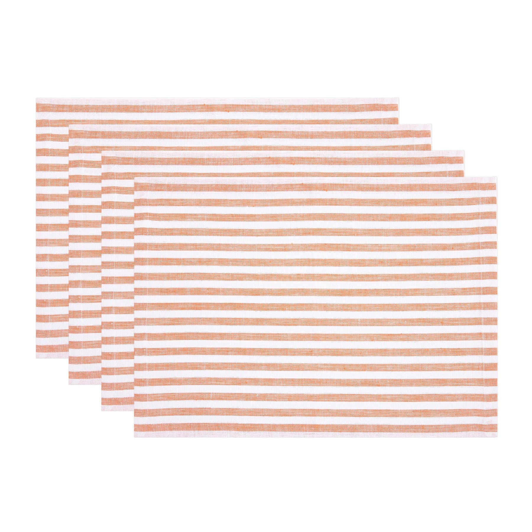Orange and White