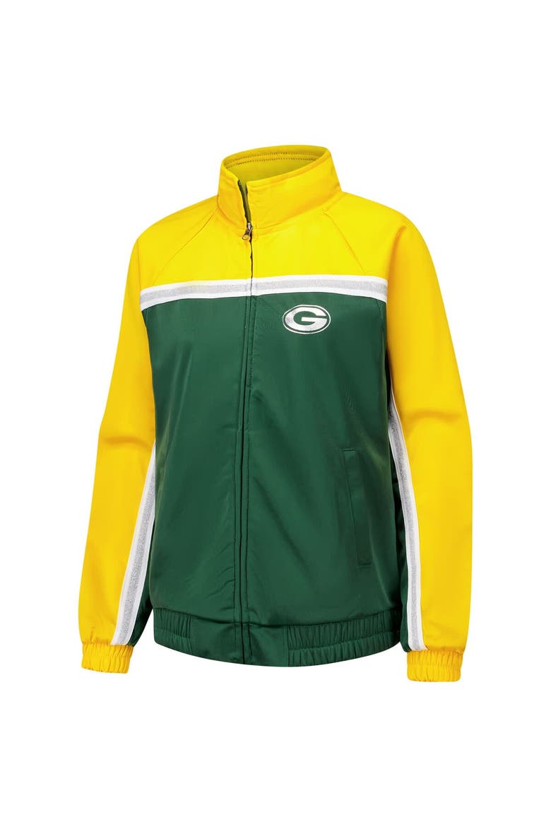 Women's G-III 4Her by Carl Banks Green Green Bay Packers Post Game Full-Zip Track Jacket, Alternate, color, Green