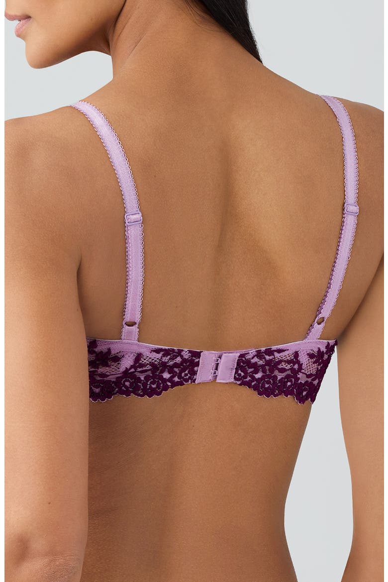 Embrace Lace® T-Shirt Bra, Alternate, color, LAVENDER SAGE/ DARK PURPLE