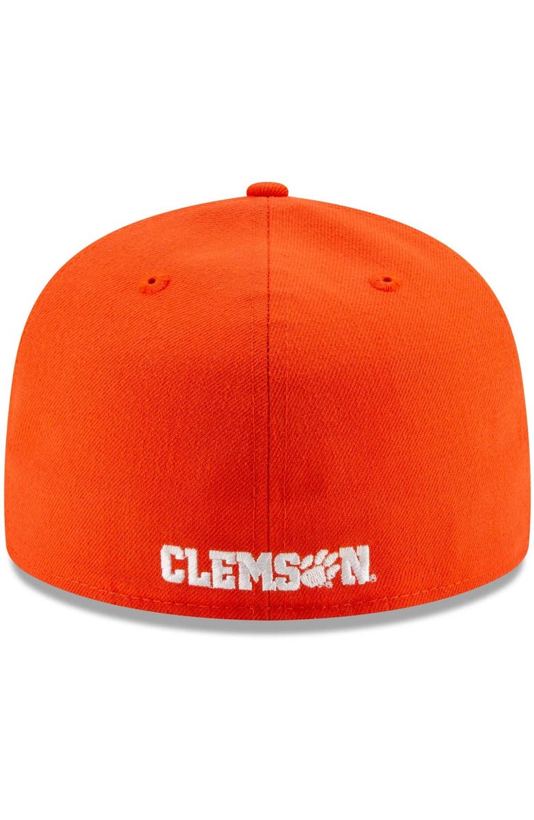 New Era Men's New Era Orange Clemson Tigers Primary Team Logo Basic 59FIFTY Fitted Hat, Alternate, color,