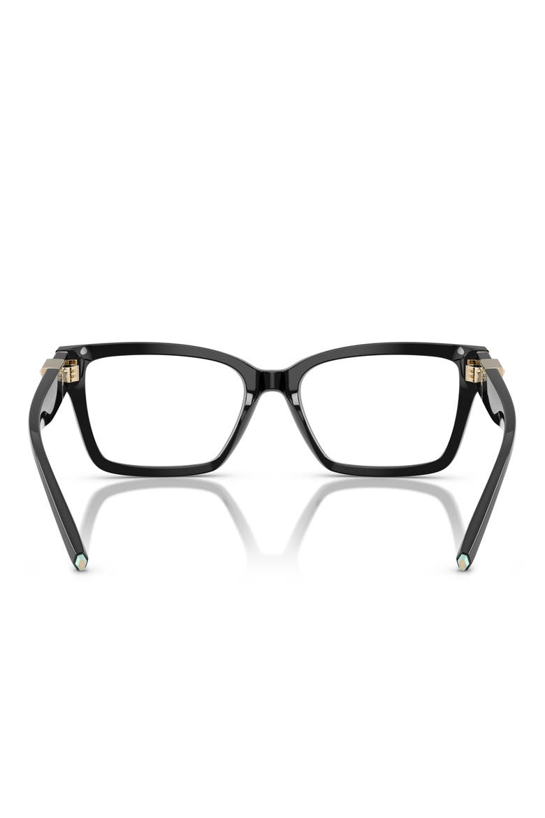 54mm Square Optical Glasses, Alternate, color, BLACK / DEMO LENS