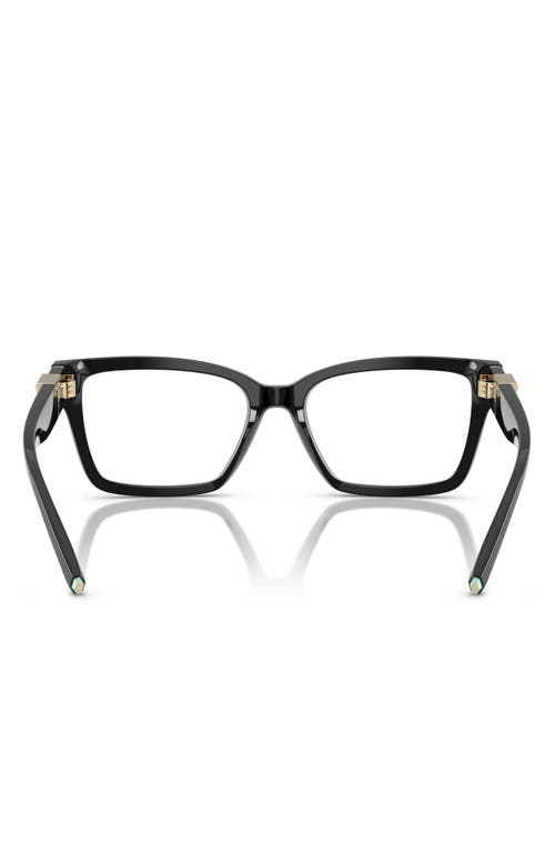 Tiffany & Co . 54mm Square Optical Glasses In Black