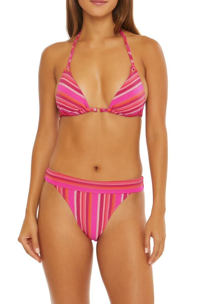 Trina Turk Mari Triangle Bikini Top, Alternate, color,