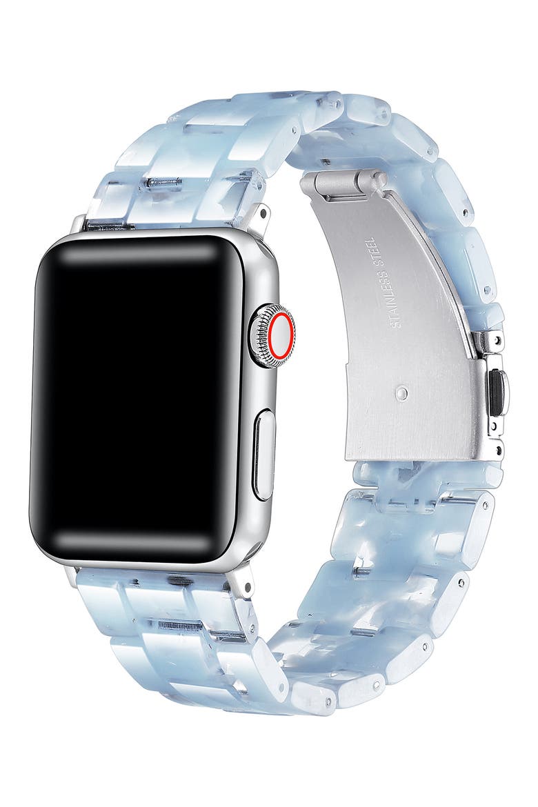 Claire Resin Apple Watch® Bracelet Watchband, Alternate, color, LIGHT BLUE