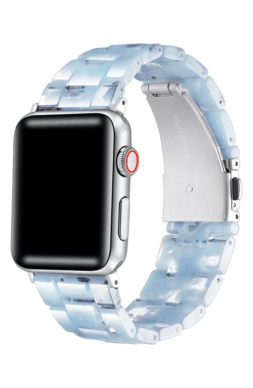 The Posh Tech Claire Resin Apple Watch® Bracelet Watchband In Light Blue