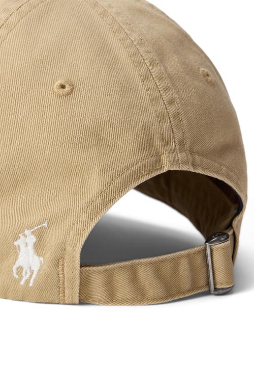 Polo Ralph Lauren Classic Sport Cotton Twill Baseball Cap In Neutral