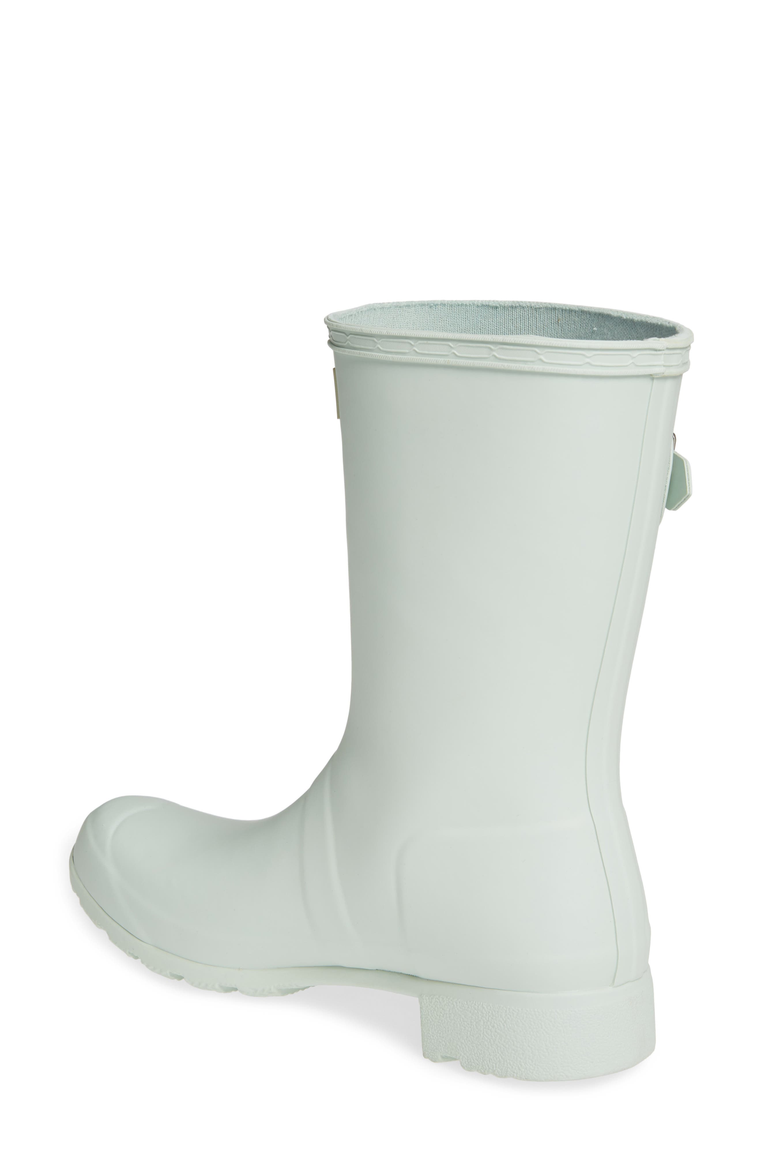 Original Tour Short Packable Rain Boot, Alternate, color, AQUA FOAM RUBBER