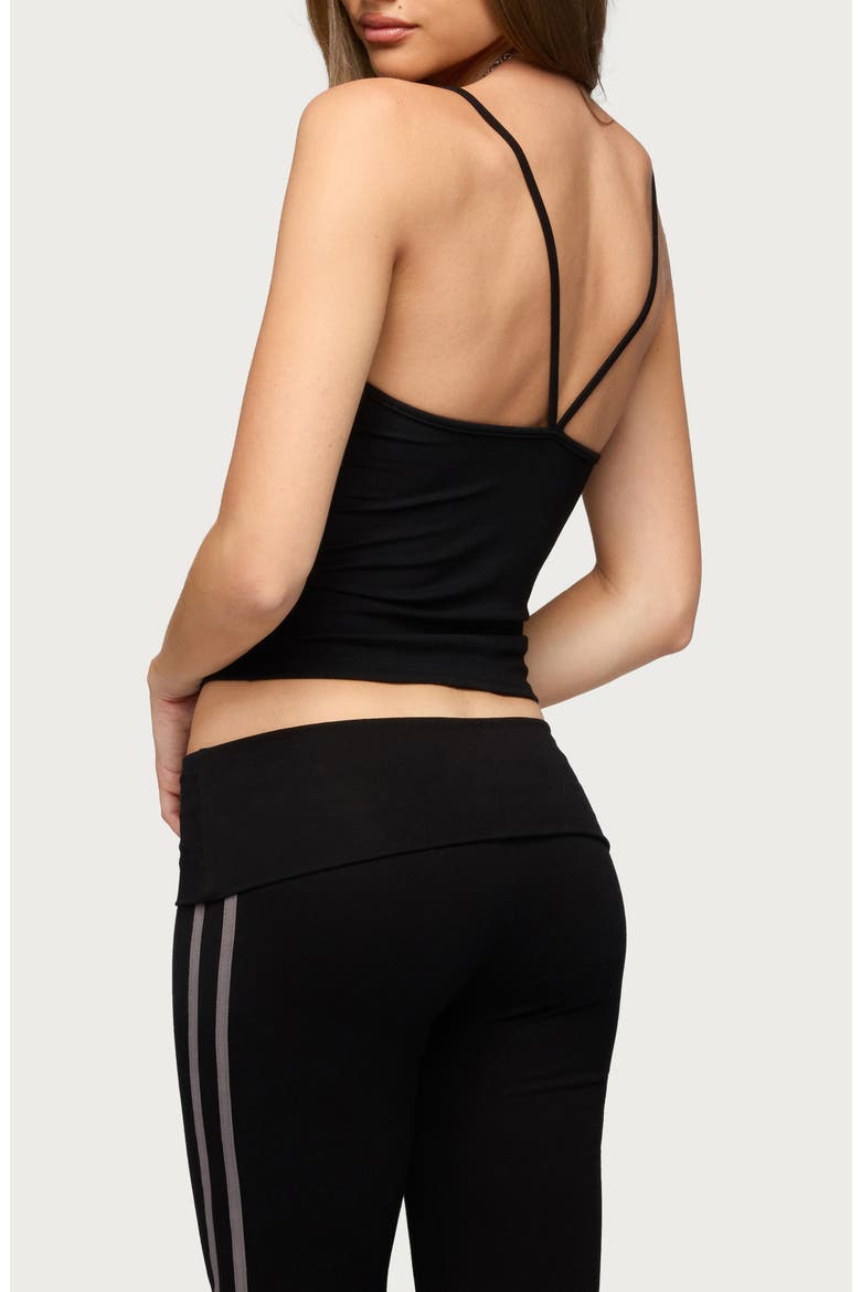 Yolena Rib Camisole, Alternate, color, BLACK