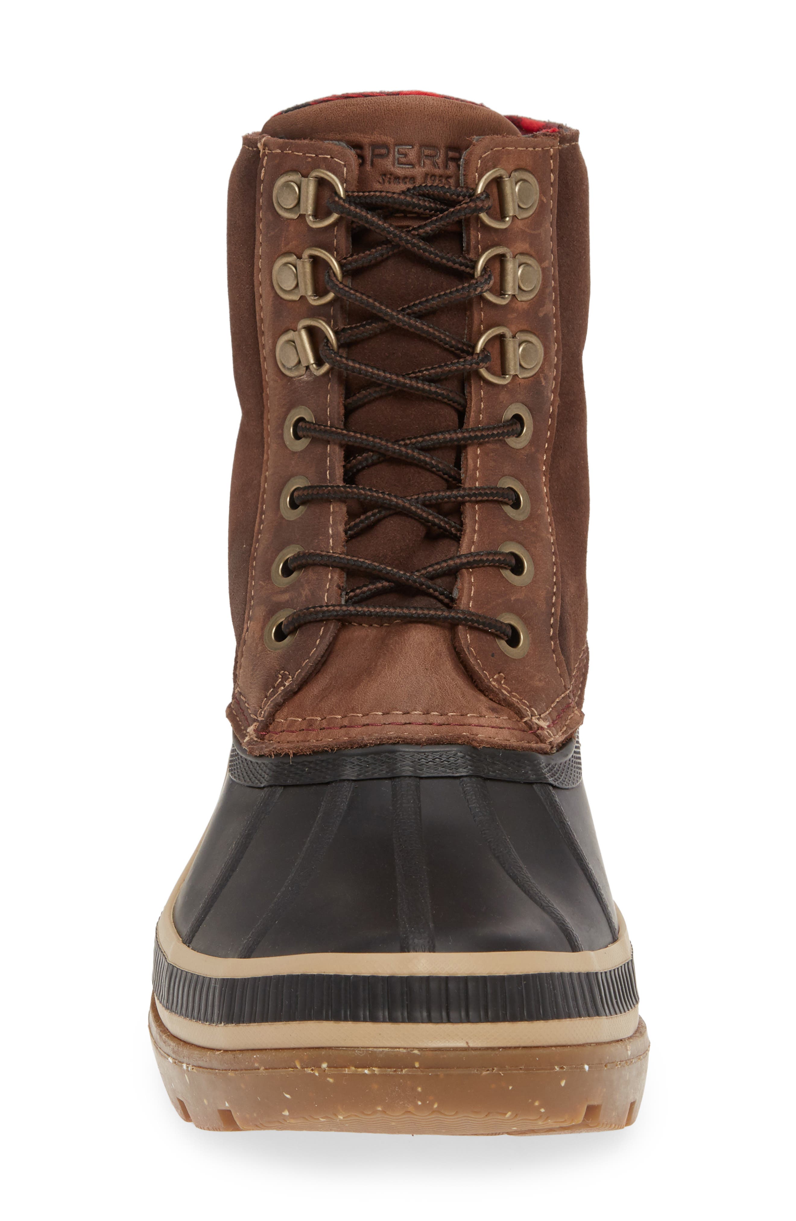 Ice Bay Waterproof Snow Boot, Alternate, color, BLACK/ TAN