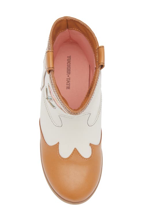 Tucker + Tate Kids' Goldie Western Boot In Tan Multi