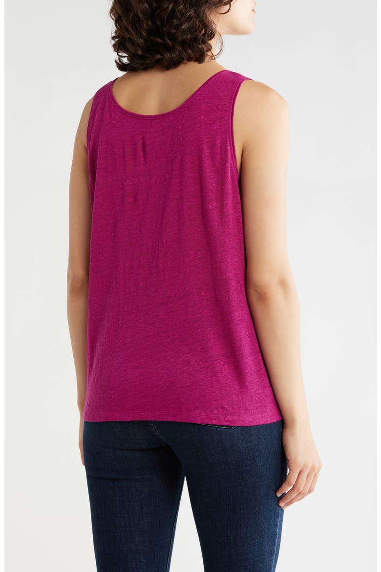 Organic Linen Tank, Alternate, color, SANGRIA
