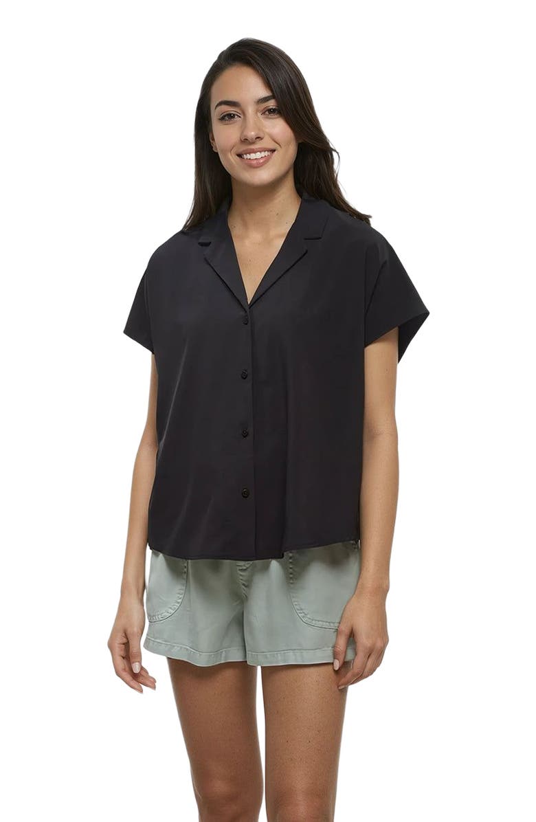 tentree Harding Shirt, Alternate, color, Meteorite Black