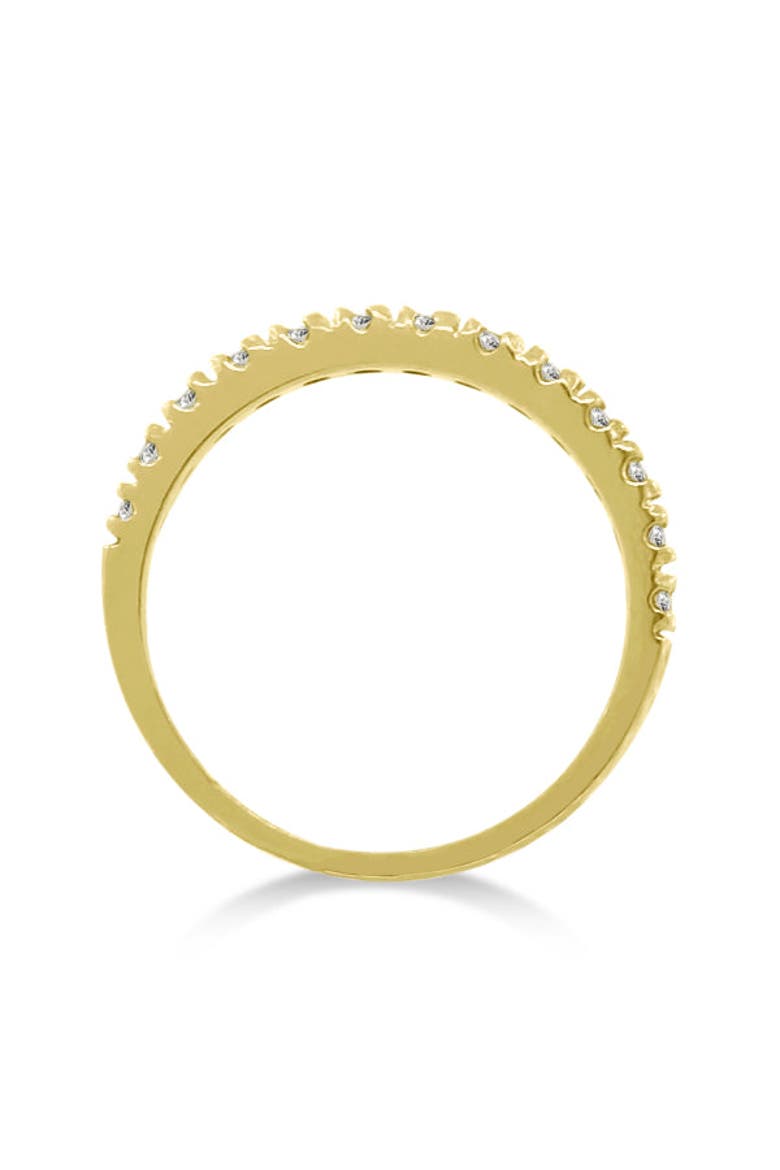 14K Gold Gem-Set Stackable Anniversary Band, Alternate, color, 0.25ct, Diamond,Yellow Gold