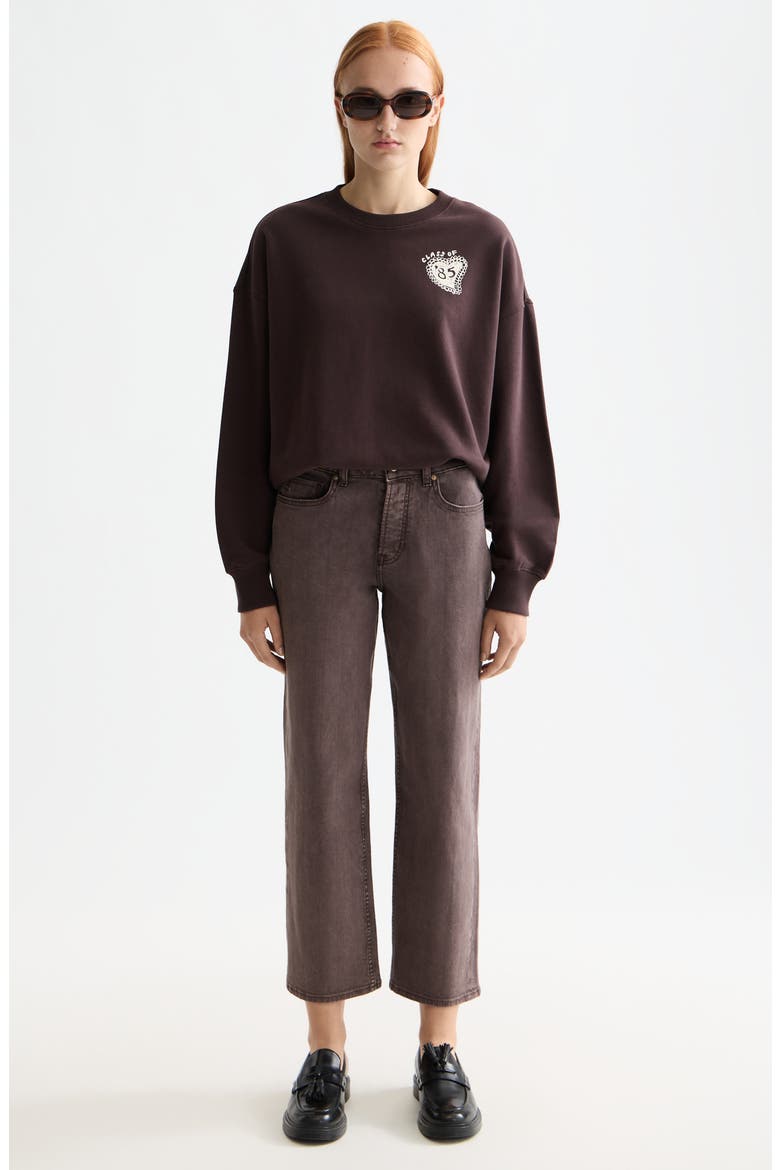 The Sky Straight Leg Jeans, Alternate, color, CHOCOLATE PLUM